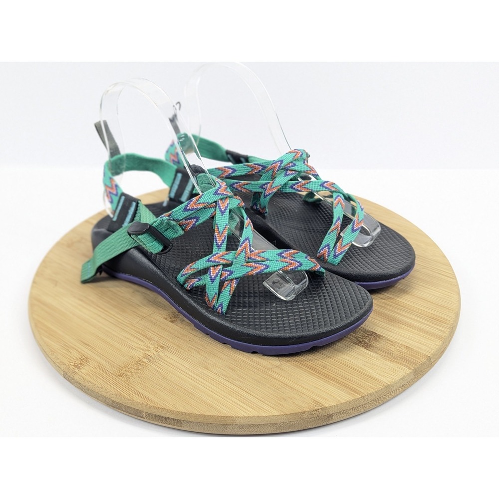 Chaco‎ Sandals Womans 5 Sport Outdoor Multicolor Strappy Adjustable Hike Camping